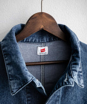 新色追加 Hanes ヘインズ ストレッチデニムカバーオール/デニムジャケット 14399
