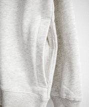 HUF ハフ SLATE QUARTER ZIP FLEECE オーバーサイズロゴ刺繍ハーフジップトレーナー