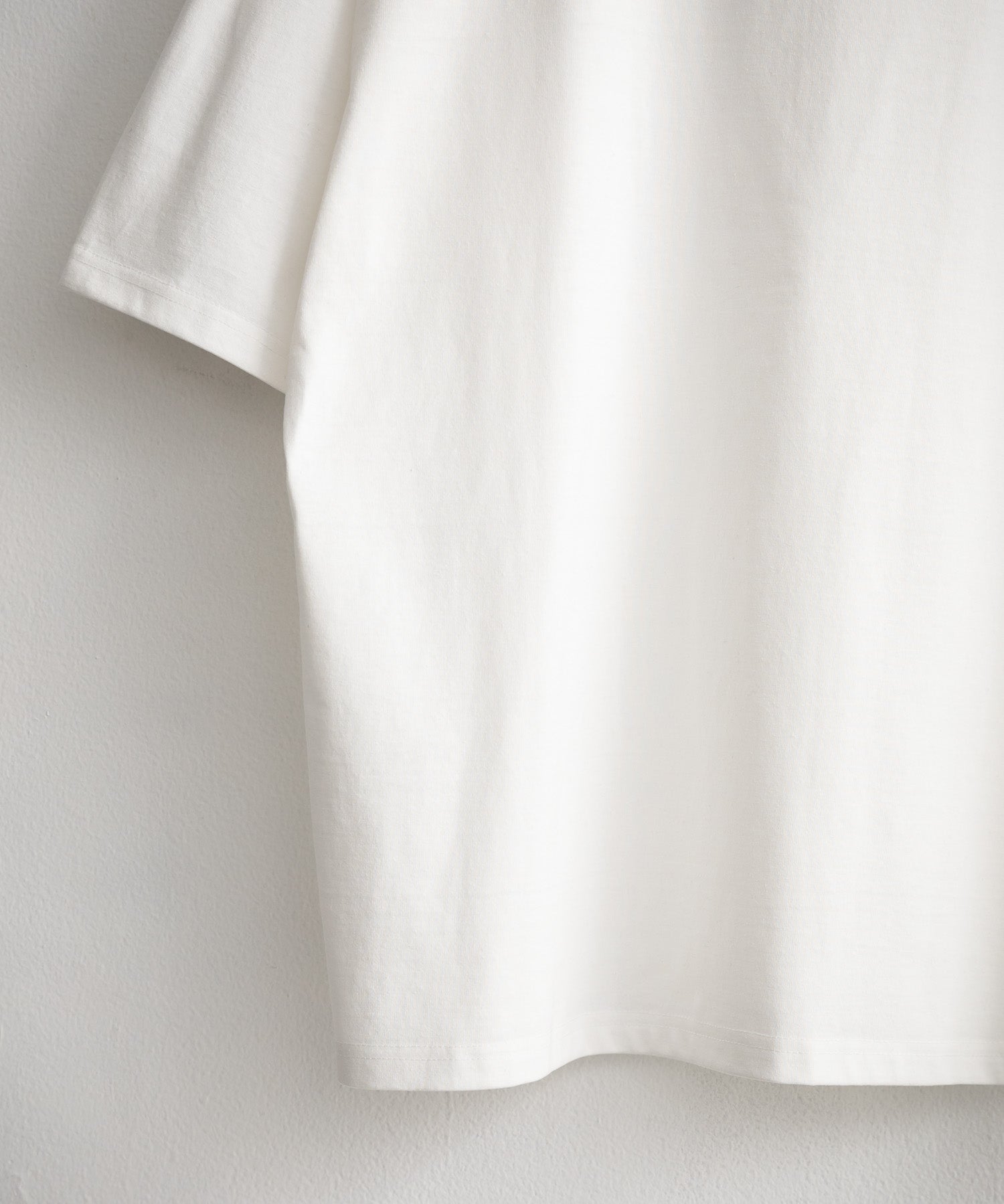 新色追加 U.S. POLO ASSN. 別注コラボオーバーサイズワンポイントロゴ刺繍天竺半袖ハーフジップポロシャツ 無地/クレリック 15426