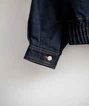 ヴィンテージライク オーバーサイズデニムブルゾン 15378