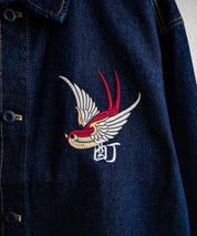 YOIDORE 酔いどれ オーバーサイズチベタン刺繍デニムジャケット 14888
