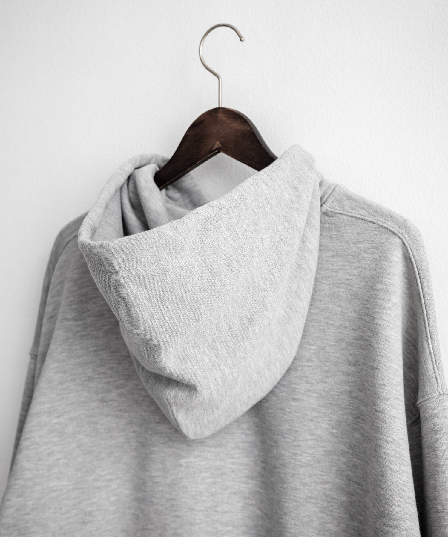 オーバーサイズ 裏毛ショート丈長袖ダブルジップパーカー 15435　【セットアップ可能】