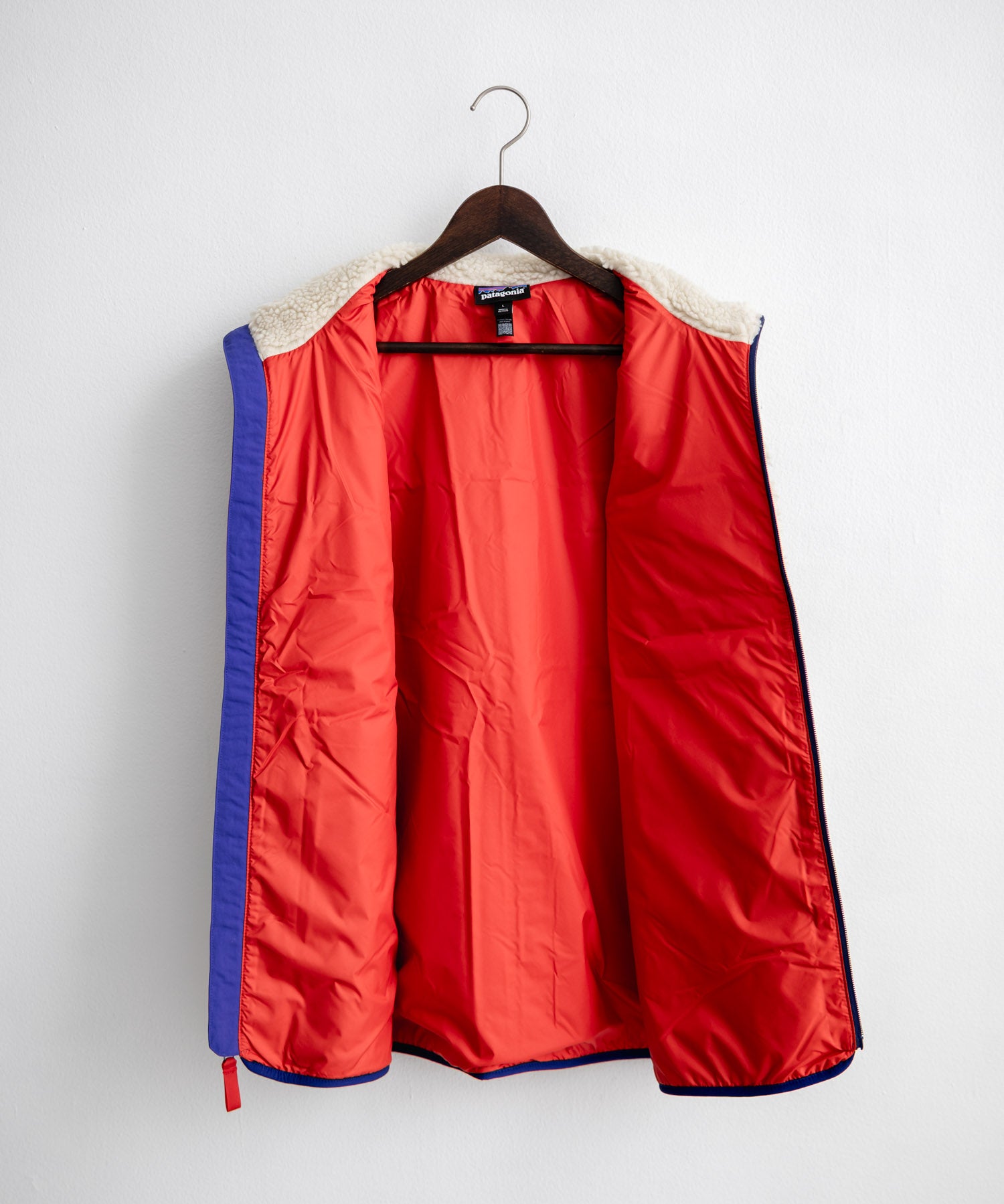 Patagonia パタゴニア M'S CLASSIC RETRO-X VEST クラシックレトロXフリースベスト/ワンポイントロゴ入り配色切替スタンドカラーフルジップボアベスト 16384