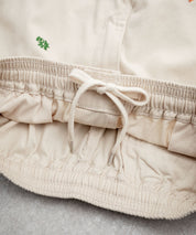 HOUSTON TWILL ALLOVER EMB EASY SHORTS コットンツイル総柄刺繍イージーワイドショートパンツ 16179