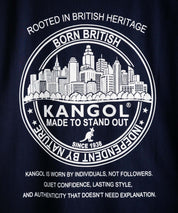 KANGOL カンゴール 別注コラボ 接触冷感オーバーサイズバックプリント半袖Tシャツ 15622