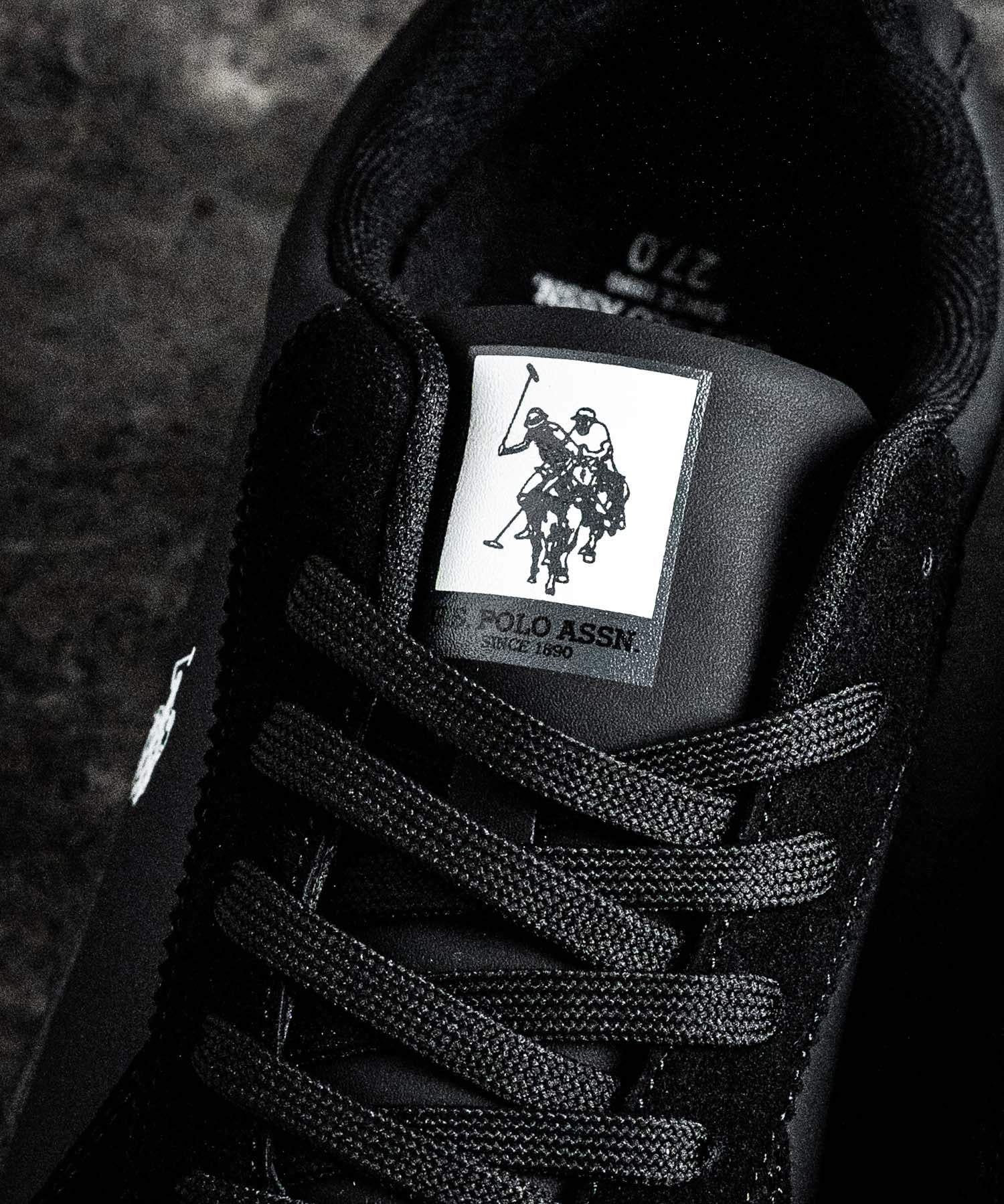 新色追加 U.S. POLO ASSN. ユーエスポロアッスン 厚底ボリュームソールコンビネーションレースアップスニーカー 14137