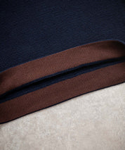 オーバーサイズ配色リブワッフルニットプルオーバーセーター	14546