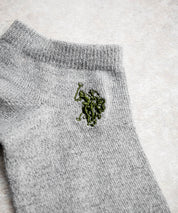 U.S. POLO ASSN. ユーエスポロアッスン ワンポイントロゴ刺繍3足アソートアンクル/くるぶし丈ソックス 15070