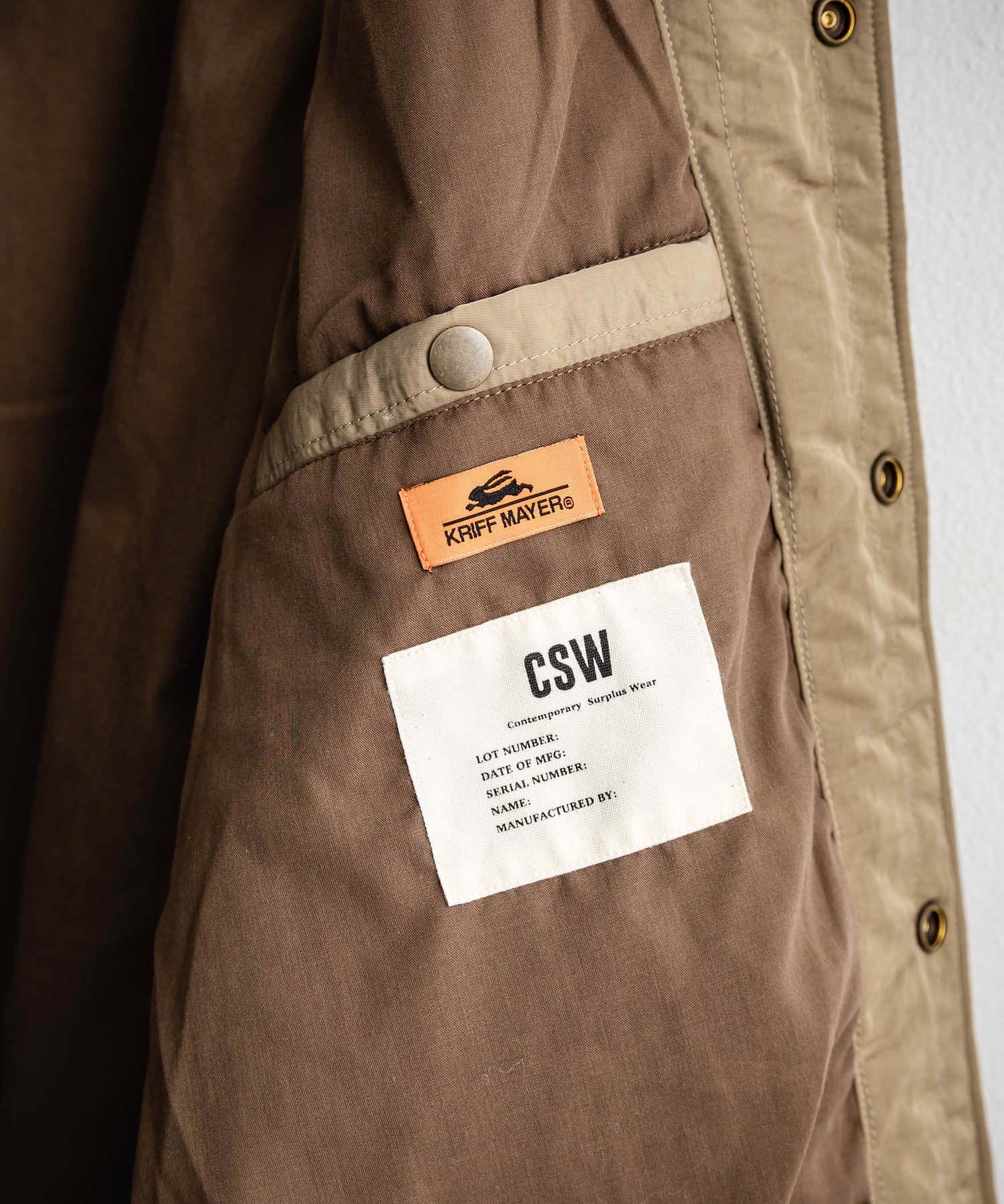 KRIFF MAYER クリフメイヤー スーベニア刺繍キルトコーチジャケット/ナイロンキルティングブルゾン 2515104 14884