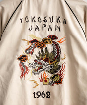 KRIFF MAYER クリフメイヤー オーバーサイズスーベニア刺繍ステンカラージャケット/ダブルジップラグランスリーブブルゾン 2515101 14797
