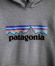 Patagonia パタゴニア M'S P-6 LOGO UPRISAL HOODY ロゴアップライザルフーディ/裏起毛長袖プルオーバーパーカー 16140
