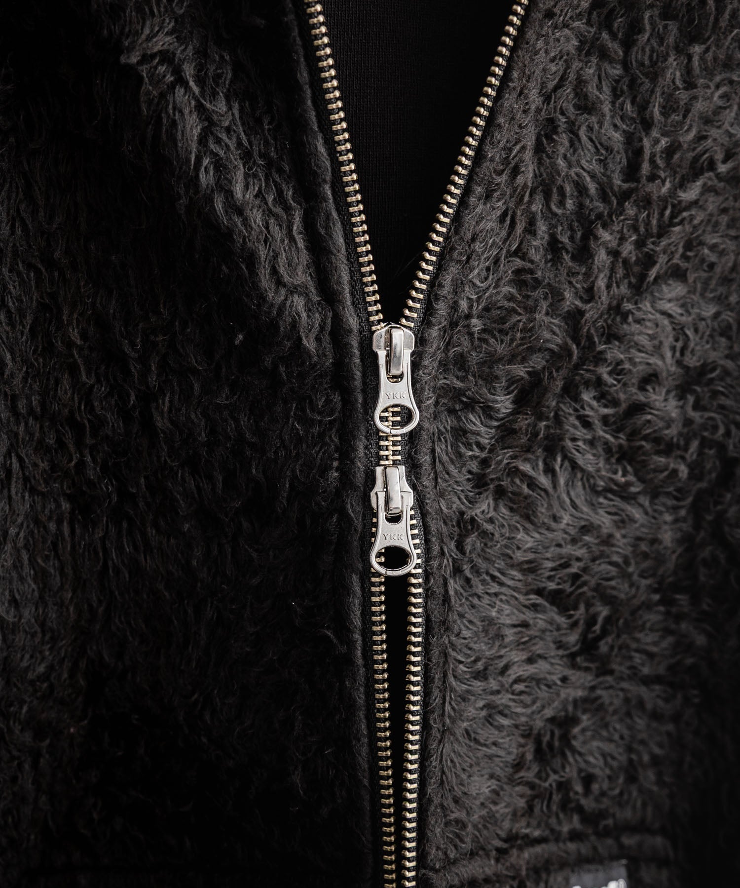 HUF ハフ CORSO HEAVYWEIGHT F/Z HOODIE オーバーサイズヘビーウェイトダブルジップボアフリースパーカー 15018