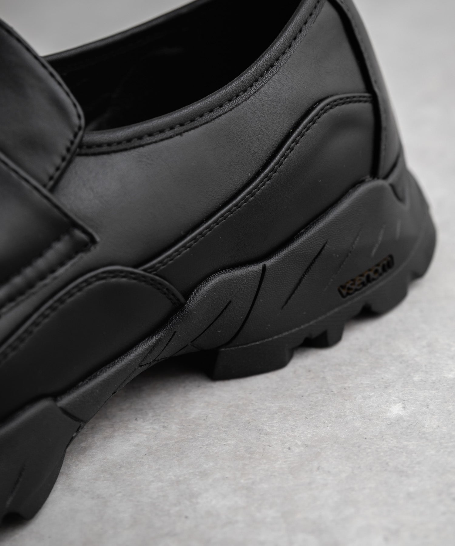 フェイクレザー/スエード厚底スニーカーローファー 15290