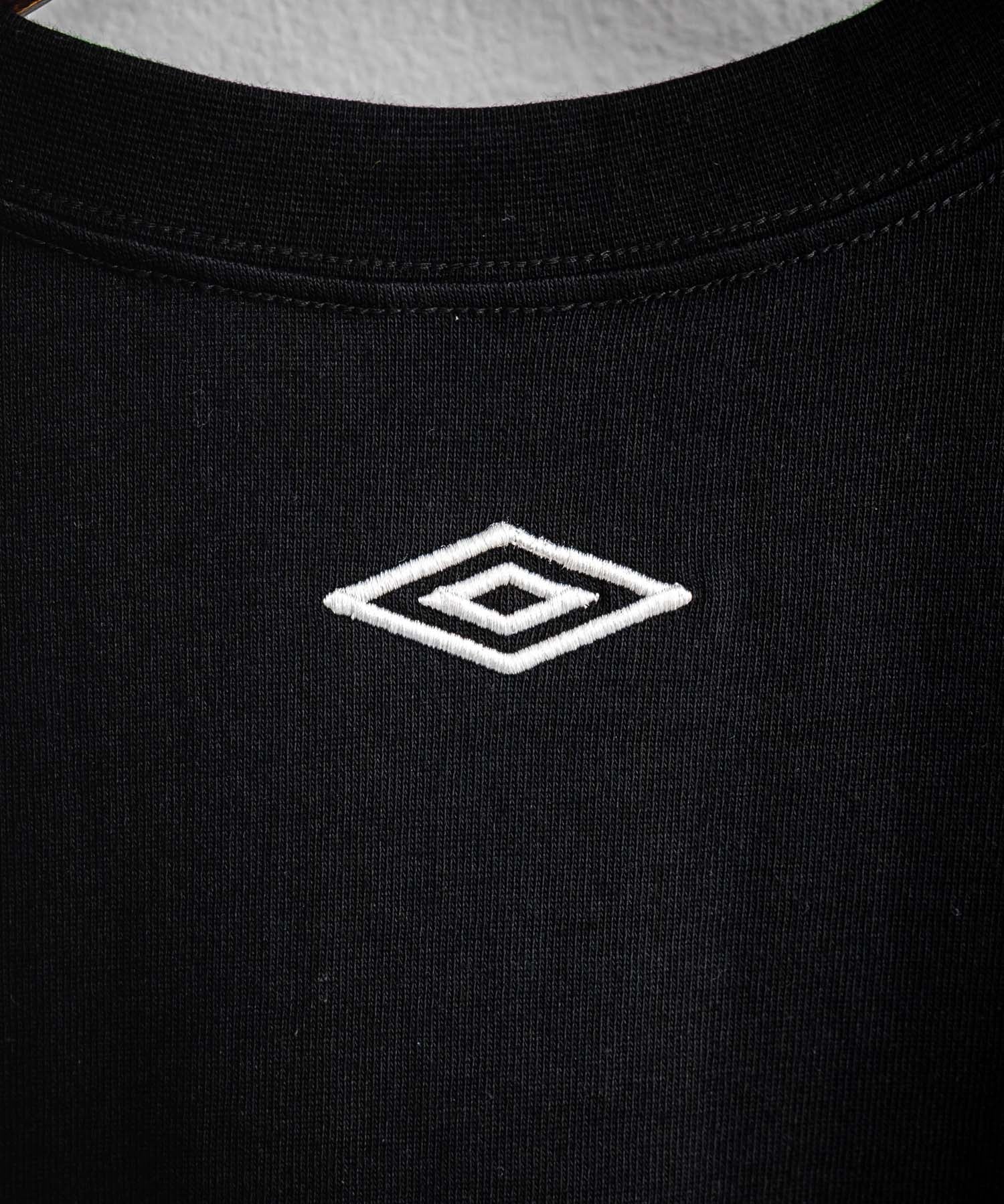 UMBRO アンブロ 別注コラボ オーバーサイズワンポイントロゴ刺繍クルーネック半袖Tシャツ