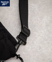 Reebok ドローストリングロゴ刺繍2WAYショルダートートナイロンバッグ 14842