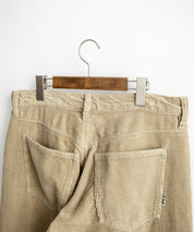 HUF ハフ CROMER CORDUROY PANT ワンポイントロゴ刺繍入りコーデュロイテーパードワイドパンツ 15060