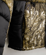 HUF ハフ SEQUOIA PUFFER JACKET REALTREE SEQUOIA PUFFER オーバーサイズワンポイントロゴ中綿ジャケット 15056
