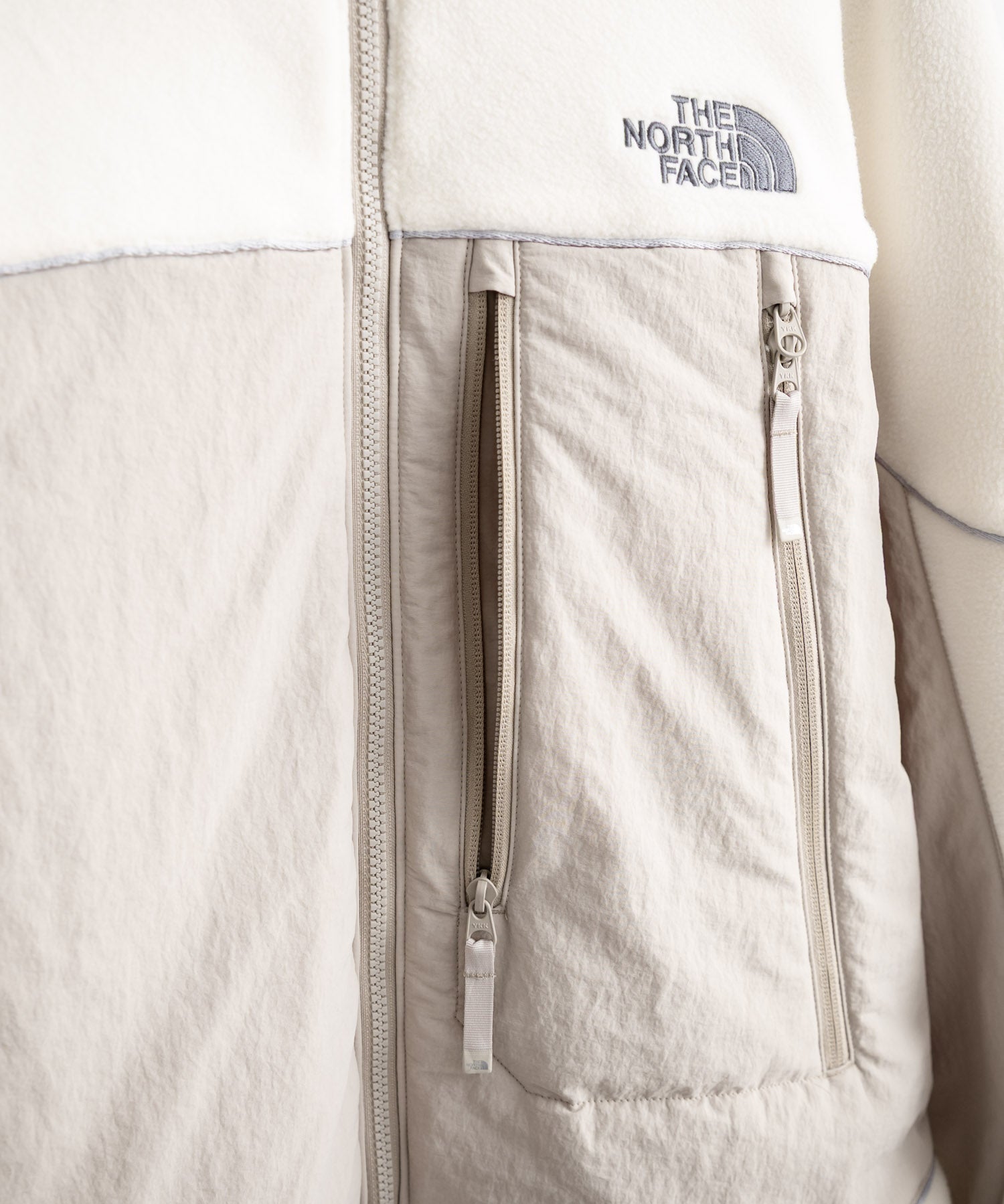 韓国店舗限定商品 THE NORTH FACE ザ・ノースフェイス M’S CRETA JACKET オーバーサイズロゴ刺繍ポーラテックラグランフリースジャケット 15457