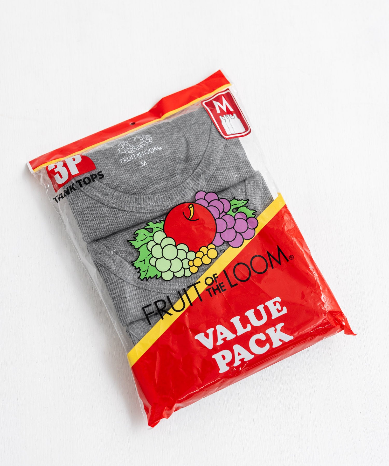 FRUIT OF THE LOOM フルーツオブザルーム 3Pリブタンクトップ