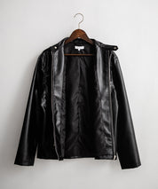 PUレザーシングルライダースジャケット　14681