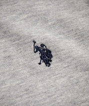 U.S. POLO ASSN. ユーエスポロアッスン half zip sweat shirt オーバーサイズ袖ラインワンポイントロゴ刺繍ハーフジップ裏毛スウェット 14862