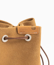 Butler Verner Sails バトラーバーナーセイルズ 日本製/国産 モールドレザー巾着スエードレザーショルダーバッグ JA-2685 11940