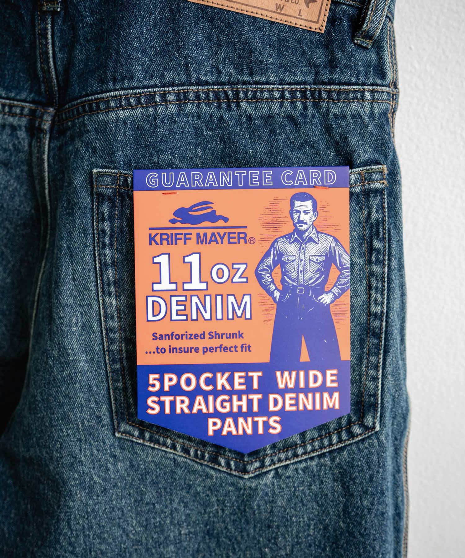 KRIFF MAYER クリフメイヤー ワイドストレートデニムパンツ/ジーパン 2535108 15615