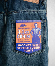 KRIFF MAYER クリフメイヤー ワイドストレートデニムパンツ/ジーパン 2535108 15615