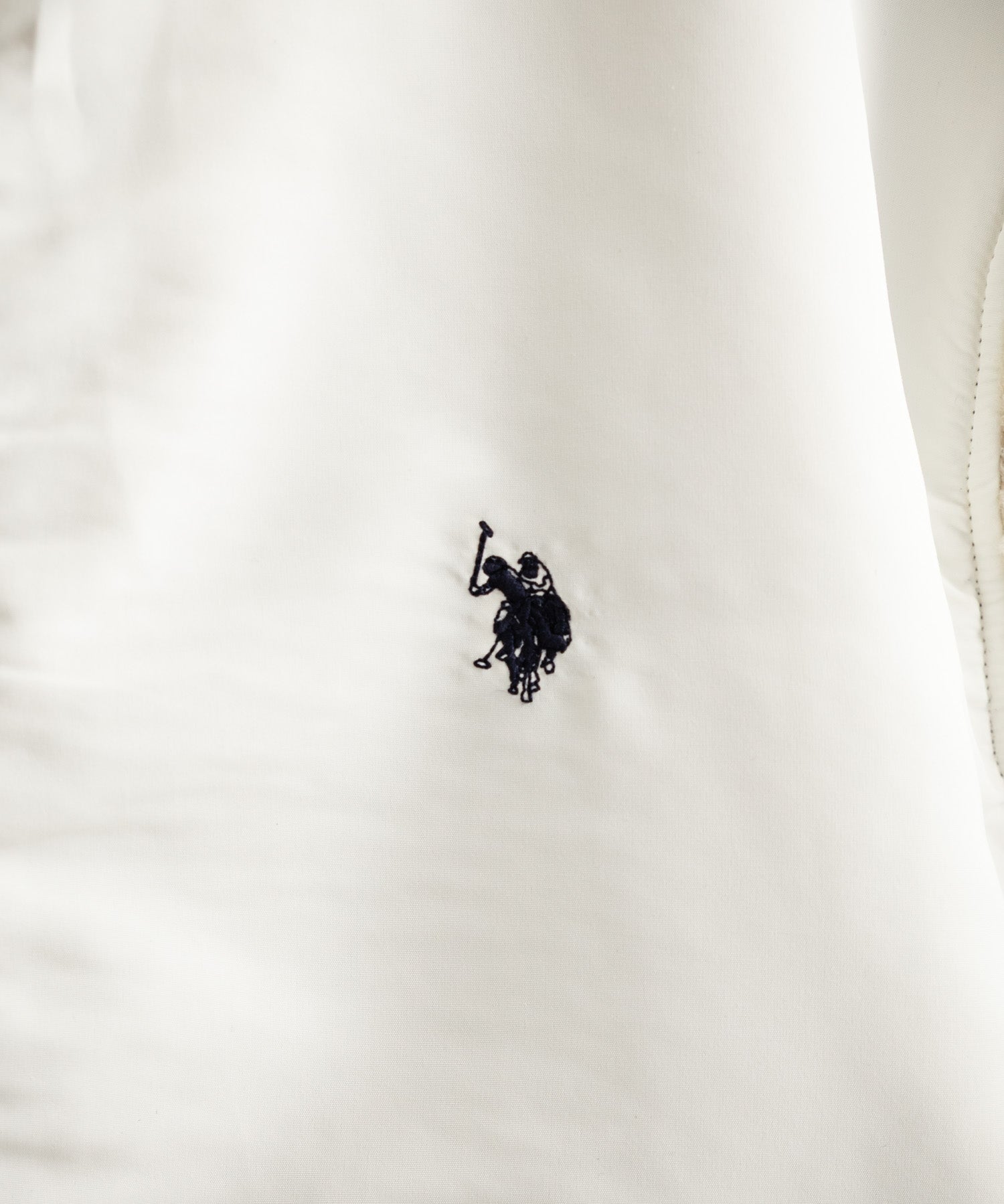 U.S. POLO ASSN. ユーエスポロアッスン BOA JACKET オーバーサイズワンポイントロゴ刺繍ボアジャケット 14865