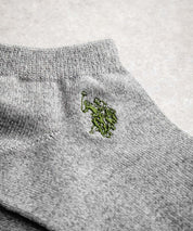 U.S. POLO ASSN. ユーエスポロアッスン ワンポイントロゴ刺繍3足アソートアンクル/くるぶし丈ソックス 15067