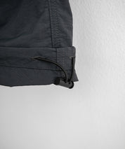 UMBRO アンブロ 別注コラボ 膝下丈 ワンポイントロゴ刺繍ナイロンワイドカーゴハーフパンツ 15348