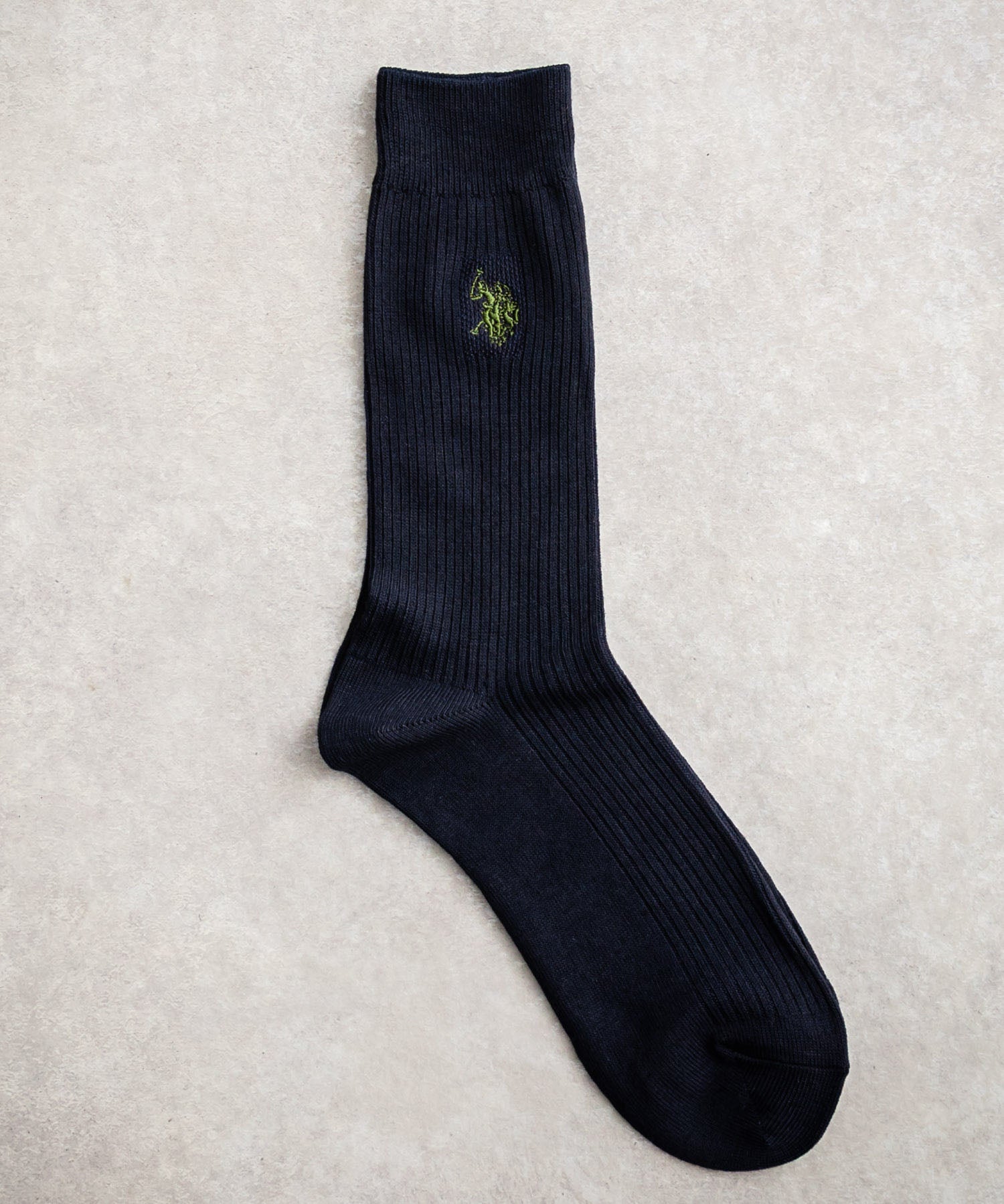 U.S. POLO ASSN. ユーエスポロアッスン ワンポイントロゴ刺繍3足アソートクルー丈ソックス 15069