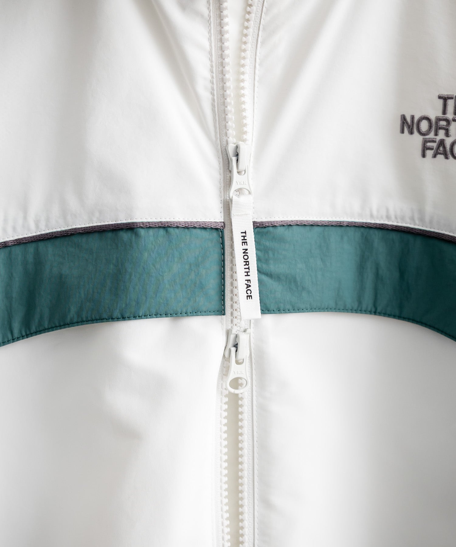 日本未展開モデル THE NORTH FACE ザ・ノースフェイス WHITE LABEL ホワイトレーベル KICKFLEX JACKET 配色切替パイピングロゴ刺繍ナイロンジャケット 15063