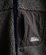 FIRST DOWN ファーストダウン BOA FLEECE JKT ロゴ刺繍タンブリングボアフリースジャケット F942021 14981