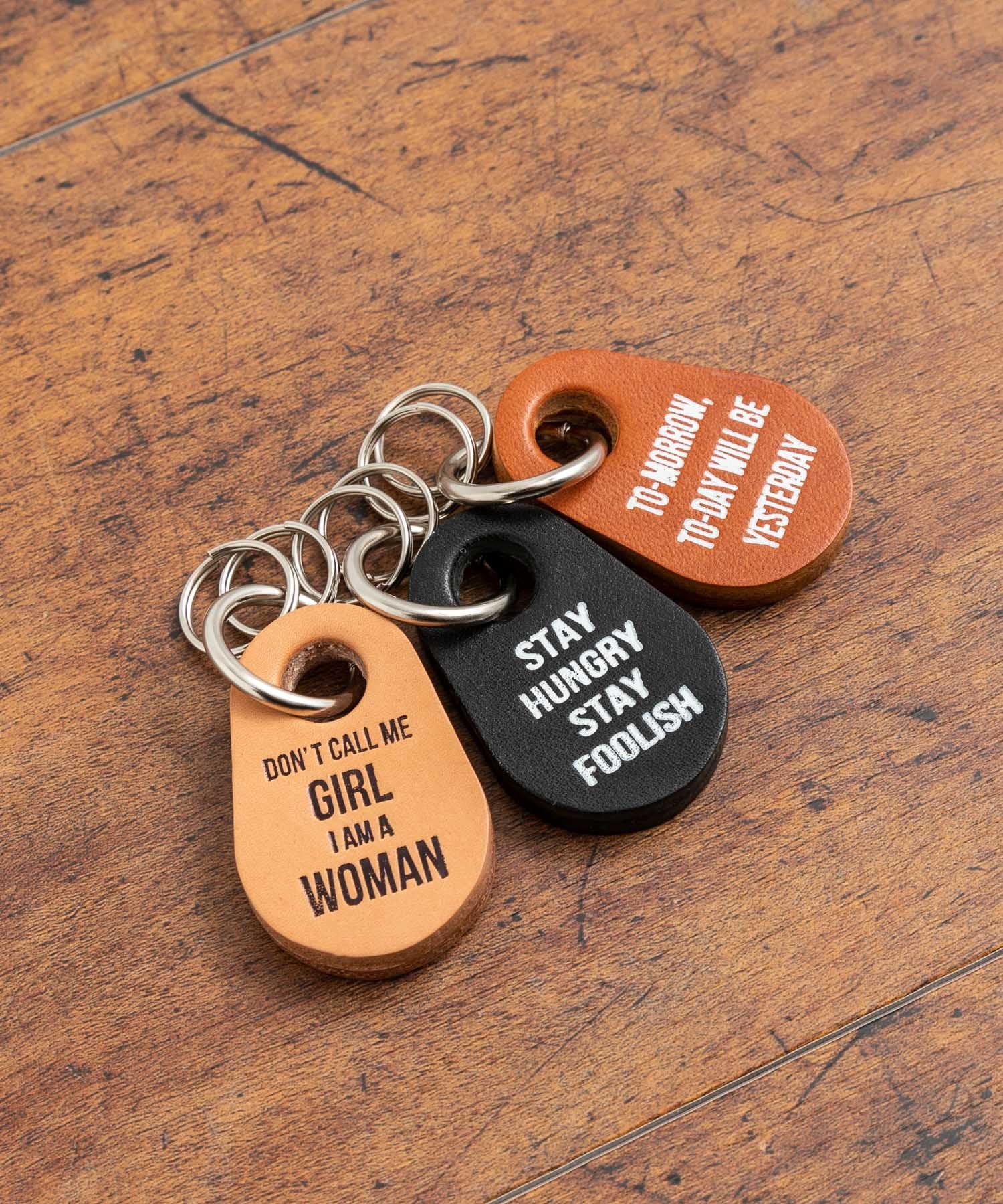 Butler Verner Sails 日本製 COWタグ レザーキーチャーム 12765