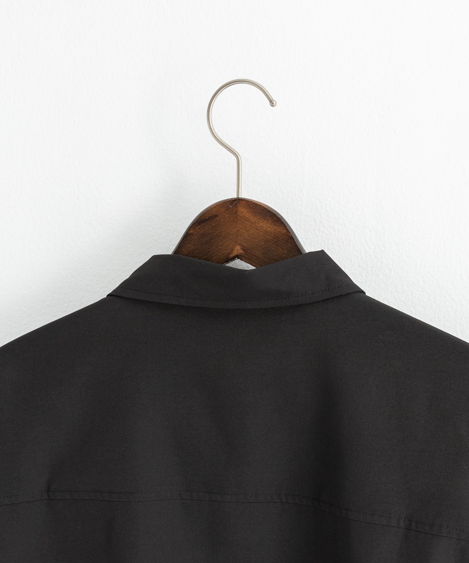 新色追加 オーバーサイズ レギュラーカラーストレッチ長袖シャツ 11915