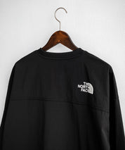 日本未展開モデル THE NORTH FACE ザ・ノースフェイス WHITE LABEL ホワイトレーベル TNF ALBANY EX CREWNECK ワンポイントロゴ刺繍バイカラー長袖カットソー 15432