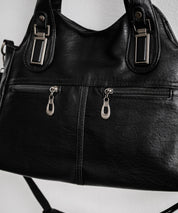 2WAY PUレザーショルダーバッグ/トートバッグ 15506