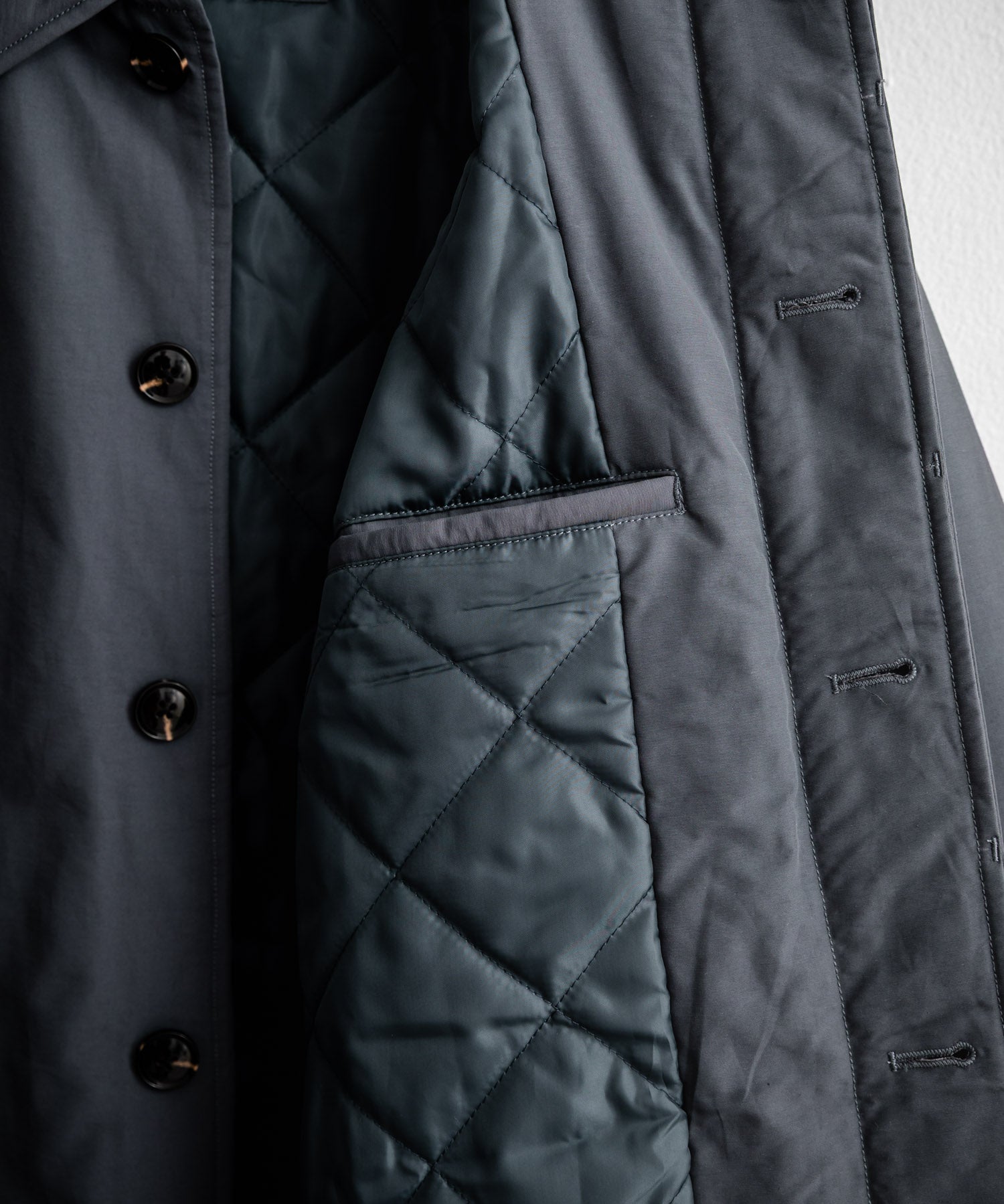 Audience オーディエンス 新色追加 60/40クロス Sorona Dupont 中綿 ステンカラーコート AUD7354 15440