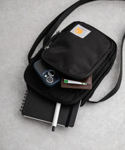 Carhartt カーハート Crossbody Zip Bag 縦型クロスボディバッグ/ワンポイントロゴ斜め掛けショルダーバッグ 15535