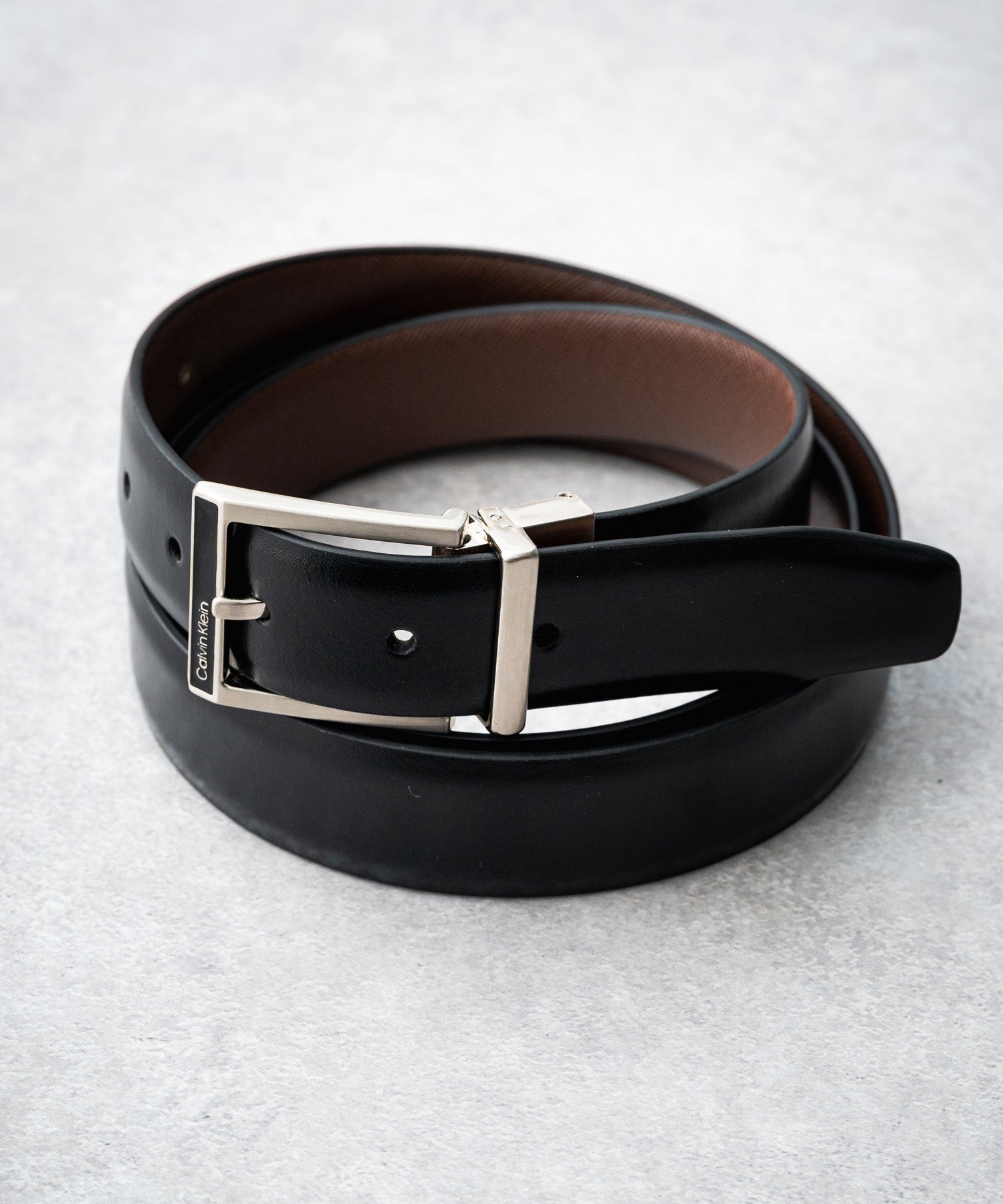 Calvin Klein カルバンクライン リバーシブルレザーベルト 14404