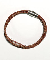 プレート リング チャーム 本革ブレスレット 9569