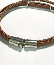 プレート リング チャーム 本革ブレスレット 9569