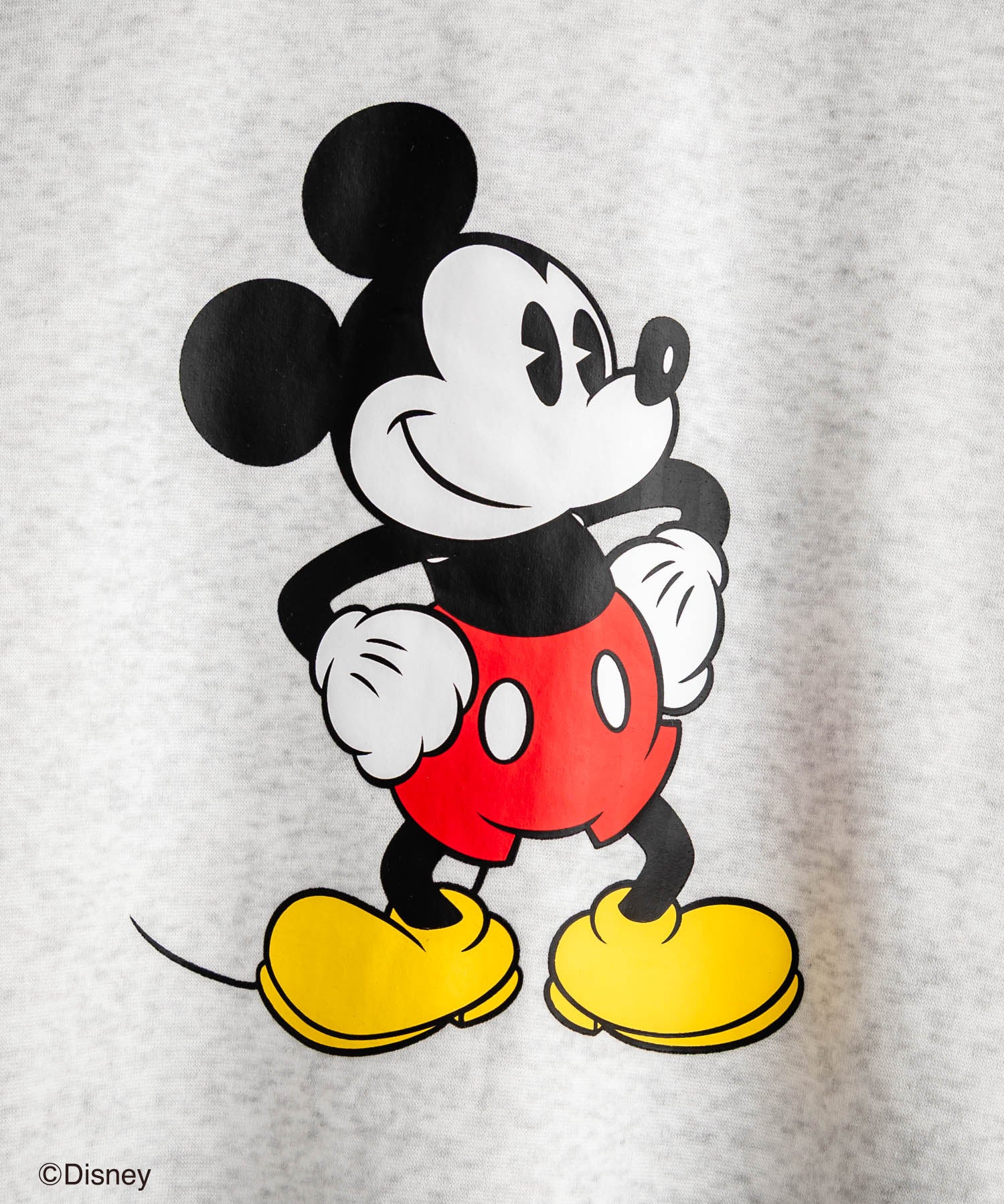 Disney ディズニー MICKEY MOUSE オーバーサイズ ミッキーマウスプリント裏起毛スウェットトレーナー	14939