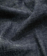 Upscape Audience アップスケープオーディエンス 日本製 国産 「備中備後」6オンスセルヴィッチ 白耳デニム釦ダウンボクシーAライン長袖シャツ AUD6703 15608