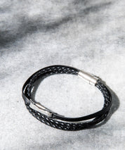 プレート リング チャーム 本革ブレスレット 9569