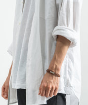 プレート リング チャーム 本革ブレスレット 9569