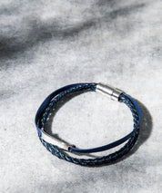 プレート リング チャーム 本革ブレスレット 9569