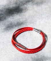 プレート リング チャーム 本革ブレスレット 9569