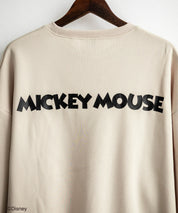 Disney ディズニー MICKEY MOUSE オーバーサイズ ミッキーマウスプリント裏起毛スウェットトレーナー	14939